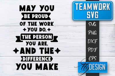 Teamwork SVG | Team Quotes SVG | Dream Team SVG | Leadership SVG Fly Design 