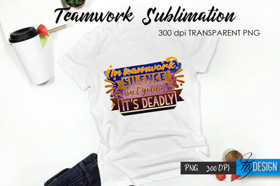 Teamwork T-Shirt Sublimation. Dream Team T-Shirt Design v.15 Sublimation Fly Design 