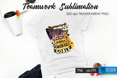 Teamwork T-Shirt Sublimation. Dream Team T-Shirt Design v.29 Sublimation Fly Design 
