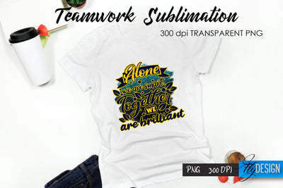 Teamwork T-Shirt Sublimation. Dream Team T-Shirt Design v.3 Sublimation Fly Design 