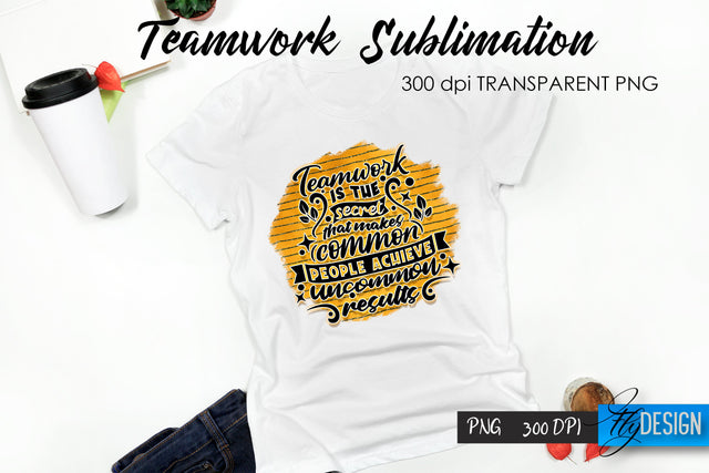 Teamwork T-Shirt Sublimation. Dream Team T-Shirt Design v.30 Sublimation Fly Design 