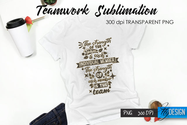 Teamwork T-Shirt Sublimation. Dream Team T-Shirt Design v.33 Sublimation Fly Design 