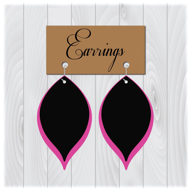 Teardrop Earrings Svg Files for Cricut Designs | Stacked Earrings Svg | Laser Cut Earrings Svg | Leather Earring Svg | Layered Earrings Svg SVG My Sew Cute Boutique 