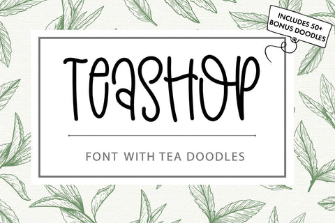 Teashop Font Freeling Design House 