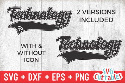 Technology svg - Technology Teacher - Occupation - Swoosh - svg - dxf - eps - png - Cut File - Silhouette - Cricut - Digital Download SVG Svg Cuttables 