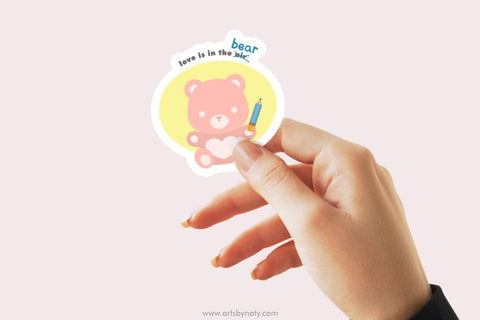 Teddy Bear cute love quote SVG clipart. SVG Arts By Naty 