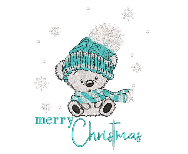 Teddy bear machine embroidery design , 4 sizes , instant download . SVG ArtEMByNatalia 