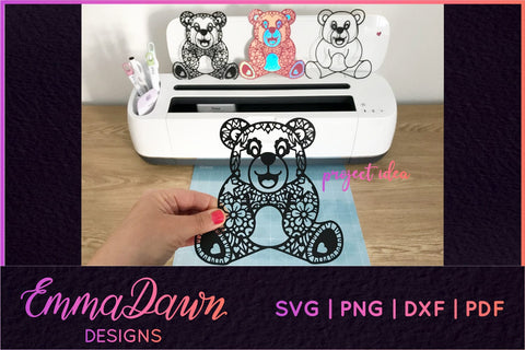 Teddy Bear SVG | Cute Bear SVG SVG Emma Dawn Designs 