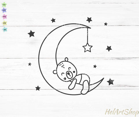 Teddy Bear SVG, Cute Bear SVG SVG _HelArtShop_ 