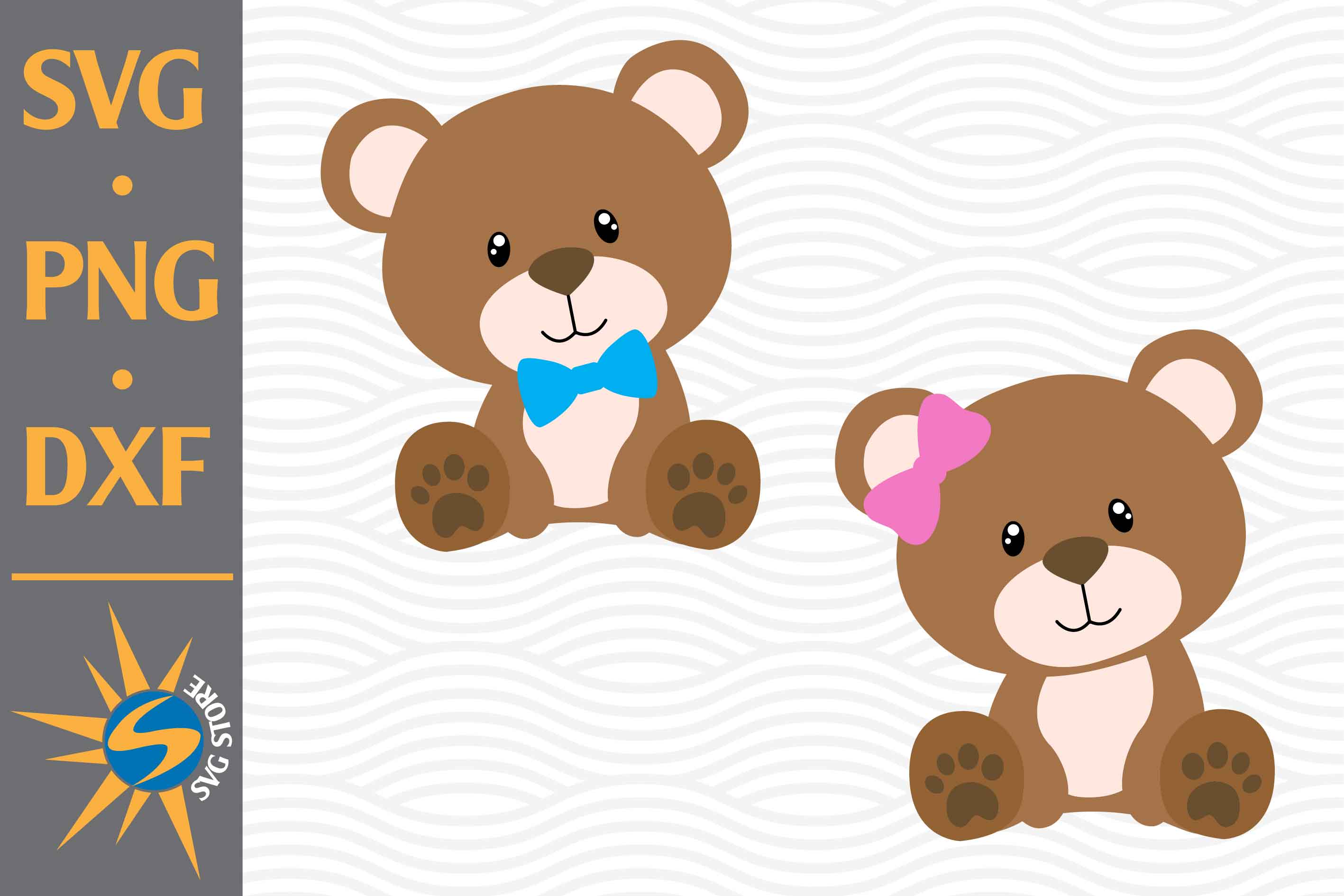 Teddy Bear SVG Tumbler Template Digital Download