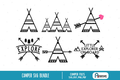 Teepee Svg Bundle and Explore Svg SVG Pinoyart Kreatib