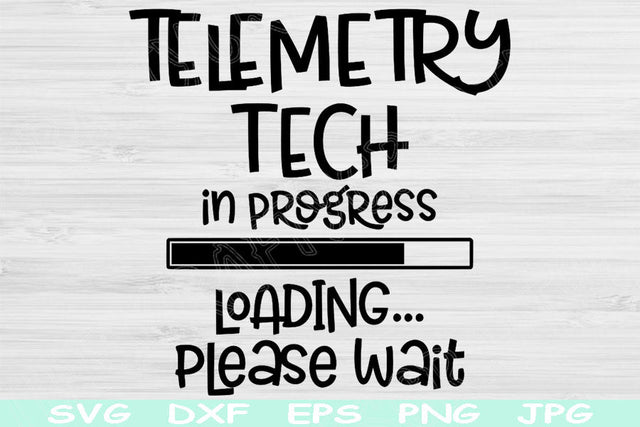 Telemetry Tech Svg In Progress Loading Please Wait Svg, Dxf, Eps, Png Instant Digital Download Design Svg For Cricut, Silhouette Cut Files SVG TiffsCraftyCreations 