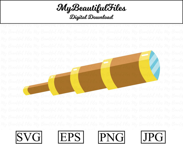 Telescope - pirates SVG MyBeautifulFiles 