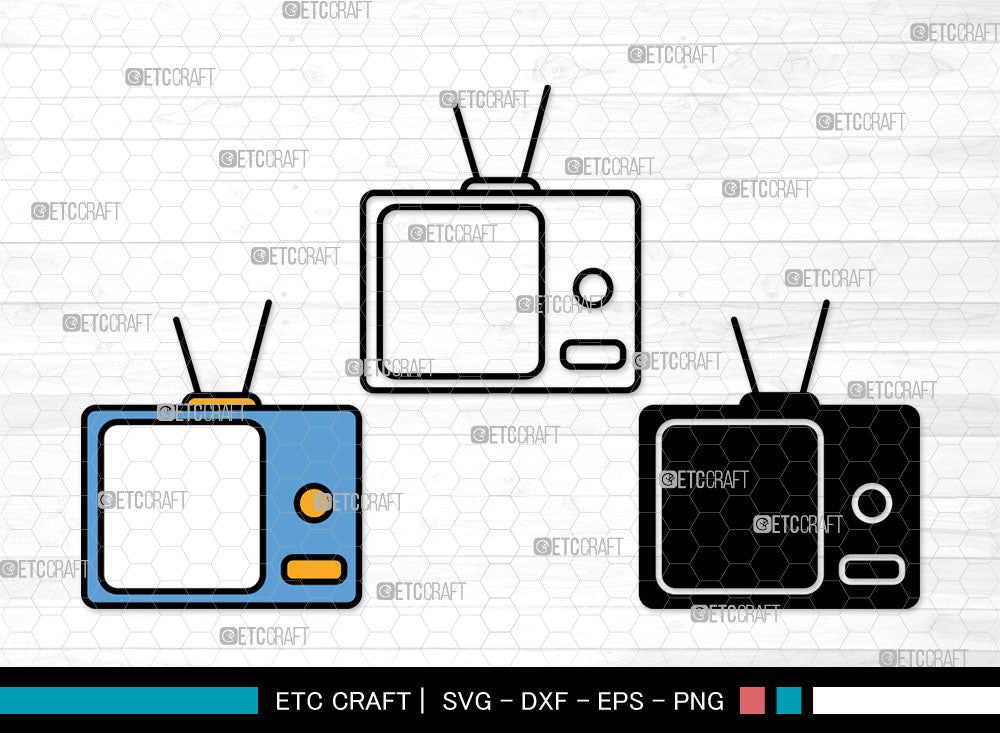 Television Icons Color, Television Svg, Movie Svg, Televisions ...