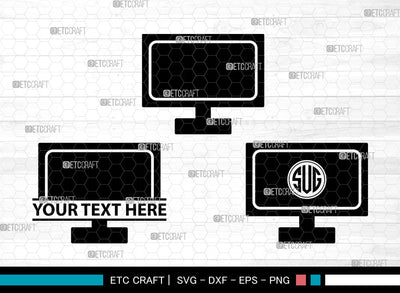 Television Icons Monogram, Television Svg, Movie Svg, Televisions, Television Screen, Television Monogram, Icon Monogram, Svg Cut File, Dxf, Eps, Png, SVG ETC Craft 