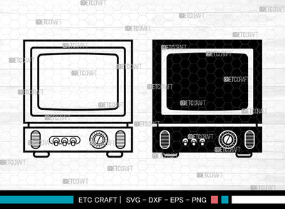 Television SVG, Retro TV Svg, Old Television Svg, TV Svg, Electronic TV Svg, Television Svg SVG ETC Craft 