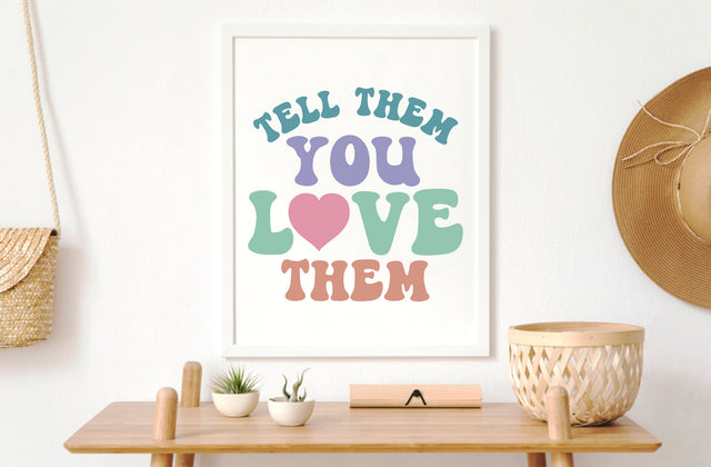 Tell Them You Love Them, Mental Health SVG MD mominul islam 
