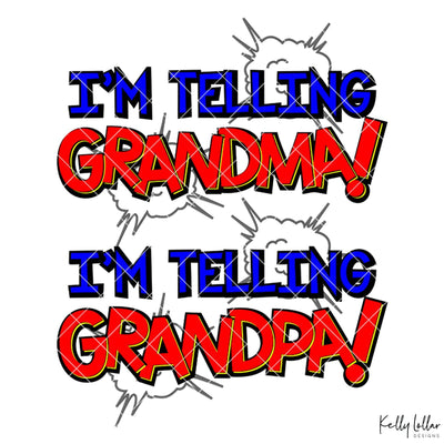 Telling Grandma and Grandpa SVG Kelly Lollar Designs 