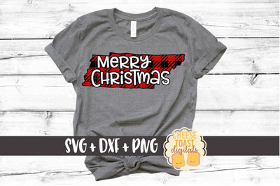 Tennessee - Buffalo Plaid State - SVG PNG DXF Cut Files SVG Cheese Toast Digitals 