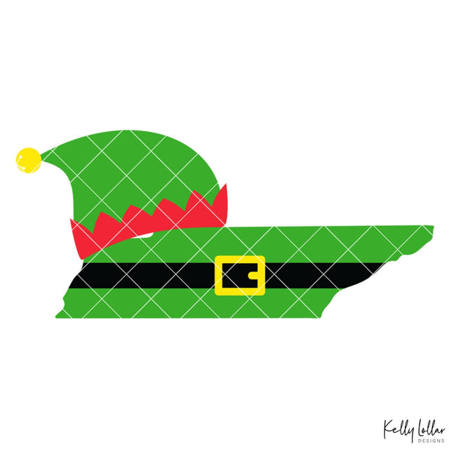 Tennessee Elf State SVG Kelly Lollar Designs 