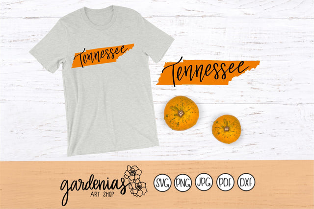 Tennessee Hand Lettered SVG Gardenias Art Shop 