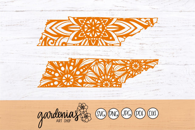 Tennessee Mandalas SVG Gardenias Art Shop 
