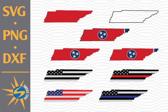 Tennessee Map SVG, PNG, DXF Digital Files Include SVG SVGStoreShop 