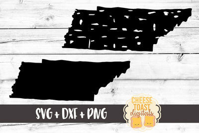 Tennessee - Solid & Grunge SVG Cheese Toast Digitals 