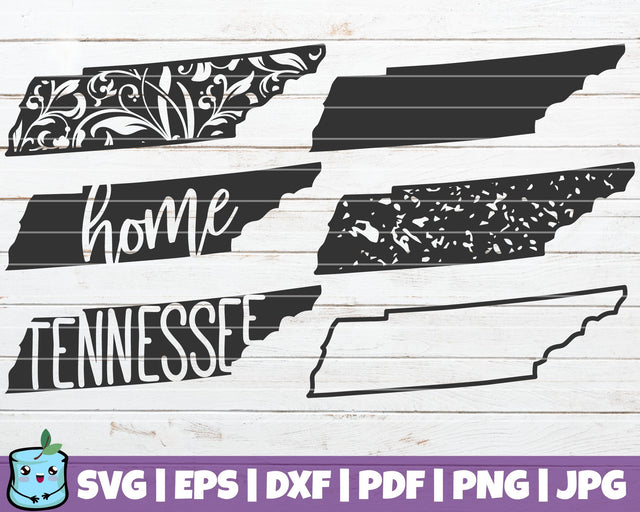 Tennessee State SVG MintyMarshmallows 