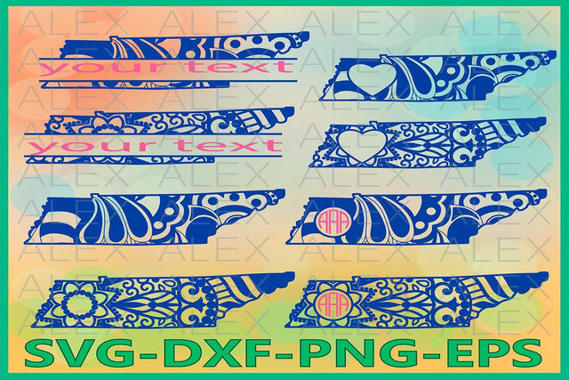 Tennessee State SVG SVG AlexSVGStudio 