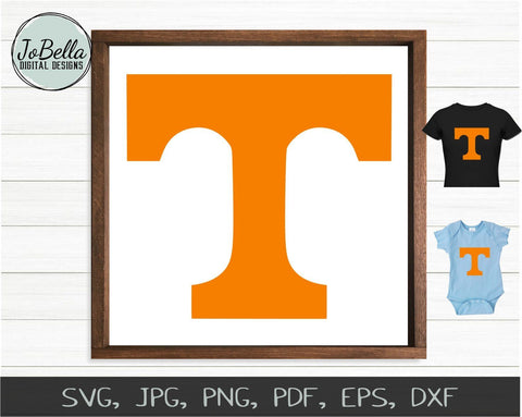 Tennessee T SVG Cut File and Printable SVG JoBella Digital Designs 