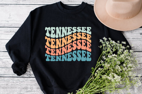 Tennessee wavy style svg, EPS PNG Cricut Instant Download SVG Fauz 
