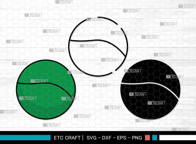Tennis Ball Icons Color, Tennis Ball Svg, Sports Ball Svg, Tennis Balls, Balls, Tennis Ball Bundle, Icon Bundle, Svg Cut File, Dxf, Eps, Png, SVG ETC Craft 