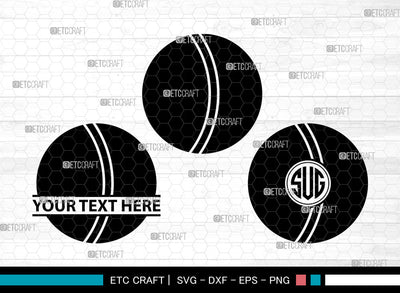 Tennis Ball Icons Monogram, Tennis Ball Svg, Sports Ball Svg, Tennis Balls, Balls, Tennis Ball Monogram, Icon Monogram, Svg Cut File, Dxf, Eps, Png, SVG ETC Craft 