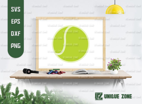 Tennis Ball SVG Bundle, Ball Silhouette, Sports Ball Svg, Tennis Mom Svg, SVG Unique Zone 