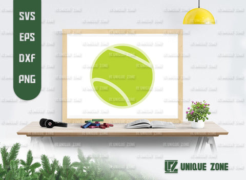 Tennis Ball SVG Bundle, Ball Silhouette, Sports Ball Svg, Tennis Mom Svg, SVG Unique Zone 