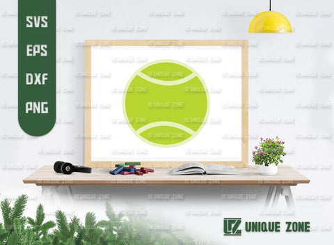 Tennis Ball SVG Bundle, Ball Silhouette, Sports Ball Svg, Tennis Mom Svg, SVG Unique Zone 