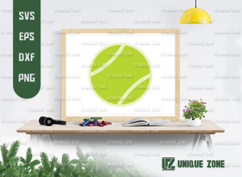 Tennis Ball SVG Bundle, Ball Silhouette, Sports Ball Svg, Tennis Mom Svg, SVG Unique Zone 