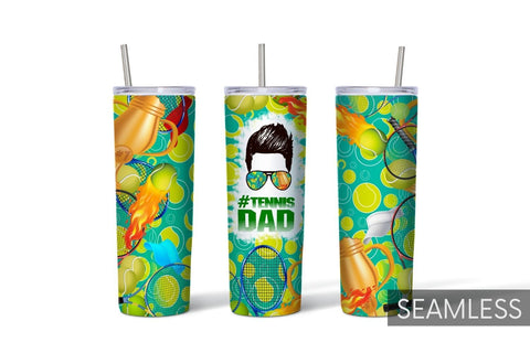 Tennis Dad Tumbler Sublimation Sublimation SvgOcean 