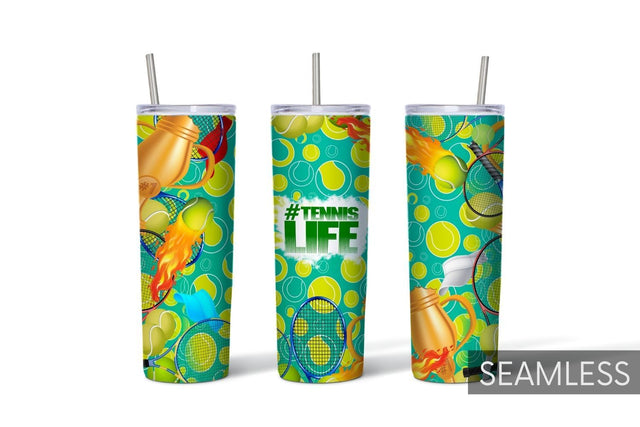 Tennis Life Tumbler Sublimation Sublimation SvgOcean 