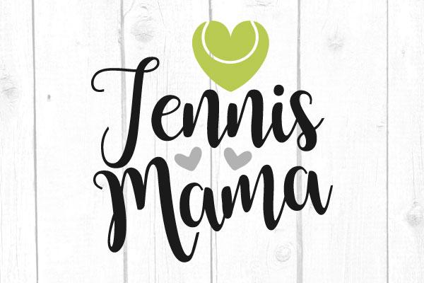 Tennis Mama Svg SVG cricutfilesmg 