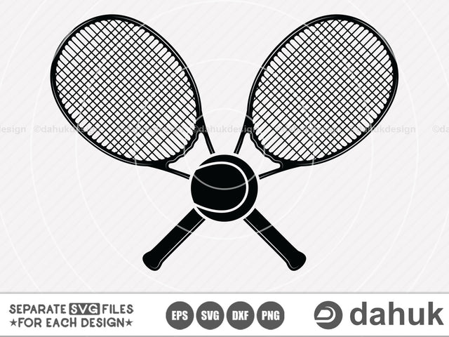 Tennis Racket svg, Tennis Logo #2, Tennis Ball Logo, Tennis Racket clipart, cuttable design, svg, png, dxf & eps designs SVG dahukdesign 