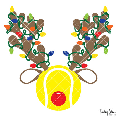 Tennis Reindeer SVG Kelly Lollar Designs 