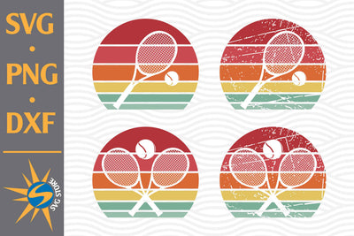 Tennis Retro SVG, PNG, DXF Digital Files Include SVG SVGStoreShop 