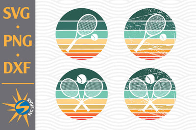 Tennis Retro SVG, PNG, DXF Digital Files Include SVG SVGStoreShop 