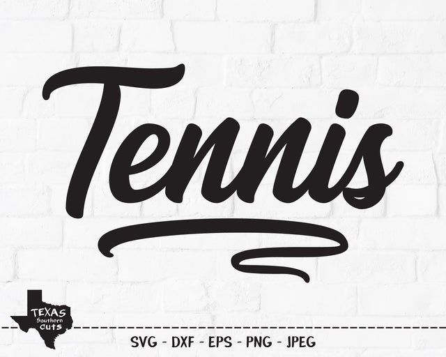 Tennis | Sports SVG SVG Texas Southern Cuts 
