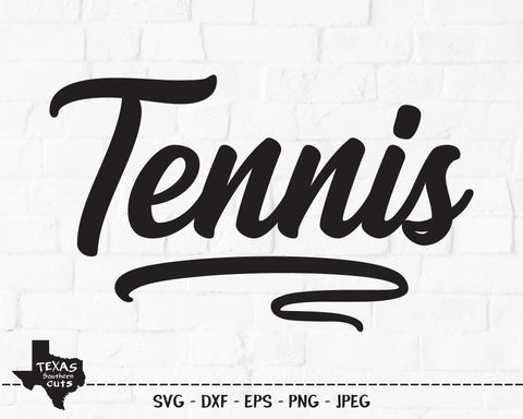 Tennis | Sports SVG SVG Texas Southern Cuts 