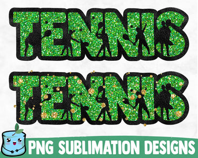 Tennis Sublimation Designs Sublimation MintyMarshmallows 