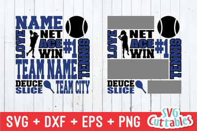 Tennis Subway Art SVG Svg Cuttables 