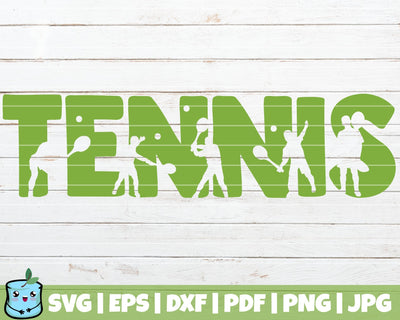 Tennis SVG MintyMarshmallows 
